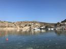 Mirsini harbour, Skhinousa Island: Looking across the bay